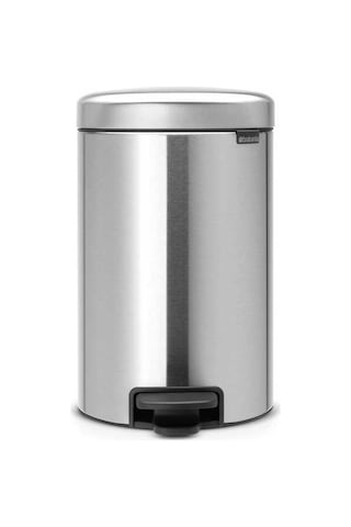 Brabantia Newıcon Matt Steel Pedallı Çöp Kutusu 12L Krom