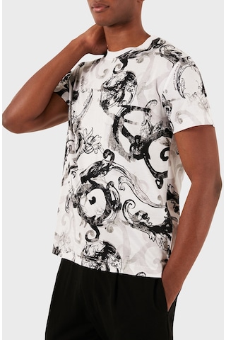 Versace Jeans Couture Erkek T Shirt 76gah6s0 Js287 003 Beyaz