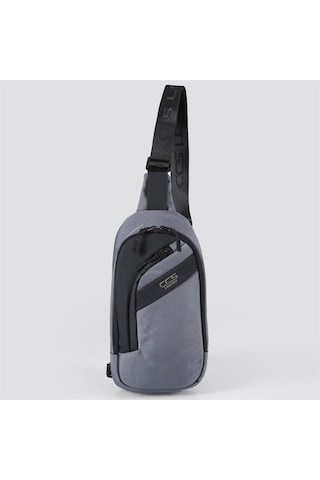 Ççs 31410 Tek Omuz Askılı Sırt Ve Göğüs Çantası Gri