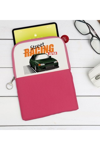 Bk Gift Street Racing Tasarımlı Taşınabilir Koruyucu Tablet Kılıf
