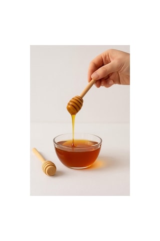 Ahşap Bal Kaşığı Seti 2 Li 16,5 Cm
