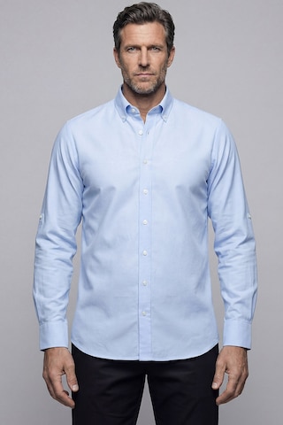 Bisse Regular Fit Paşa Yaka Pamuk Açık Mavi Erkek Gömlek Gmok3ps22400001 D33 Açık Mavi