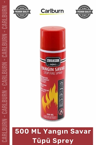 Yangıntüpü 500ml Stop Fire Araç Ev Ofis Tipi Taşınabilir Güvenli Söndürücü Yangın Savar Tüpü Sprey