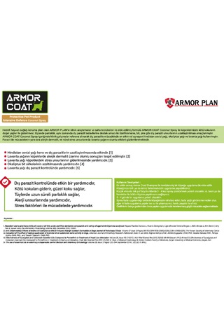 Armor Coat Köpek Bakım Spreyi Hindistan Cevizi Kokulu 75 Ml