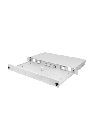 Alfafonet Optislide 6 Port Sc-sx/lc-dx 1ru Rack Tipi Açık Gri Fiber Optik Patch Panel