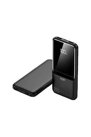 Linktech Ef94 9000 Mah 22.5w Hızlı Ekranlı Powerbank Siyah