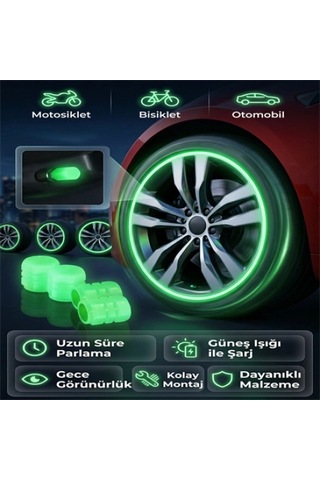Fosforlu Gece Parlayan Sibop Kapağı