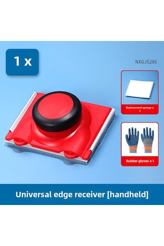 Reedark El Tipi Lateks Boya Kenar Düzeltici Seti - 3'lü Paket, Köşe Ve Kenar İçin植绒sponge Fırça, Hassas Düzenleme Aracı