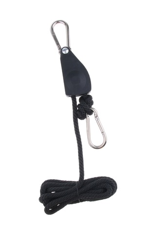 Homyl Guy Hattı Koşucu Kamp Çadır Tente Halat Kasnak L Siyah