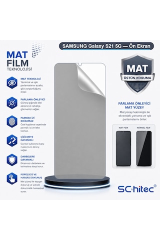Samsung Galaxy S21 5g Uyumlu Ön Yüzey Mat Hidrojel Ekran Koruyucu 73988206