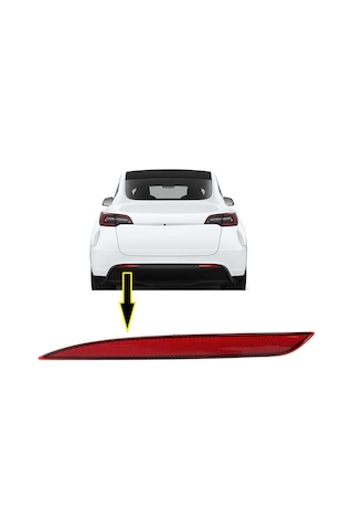 Tampon Reflektörü Arka Sol Tesla Model Y 2020/- İthal Tampon Reflektörü Arka Sol Tesla Model Y 2020/- İthal