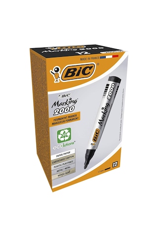 Bic Permanent Marker 2000 Yuvarlak Uç Siyah