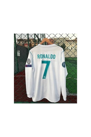Real Madrid 2018 Kiev Şampiyonlar Ligi Finali Cristiano Ronaldo F Çok Renkli