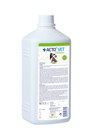 Acto Vet Solution Büyükbaş Hayvanlar İçin Yara Bakım Solüsyonu 1 L