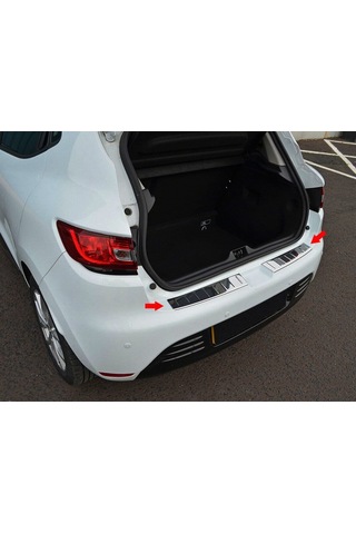 S-Dizayn  Renault Clio 4 Hb Krom Arka Tampon Eşiği 2012 Üzeri