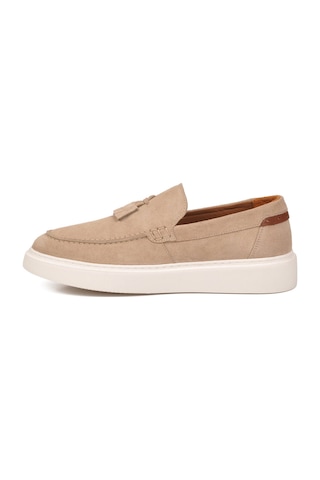 Voyager Erkek Ten Süet Rahat Tabanlı Şık Hakiki Deri Smart Casual Ayakkabı Loafer 6795 M