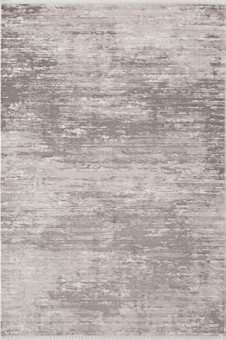 Leon Ln001z Gri Halı Modern Desen Pamuk Taban Akrilik Tozuaz Salon Yatak Odası Koridor Halısı-690 Gri
