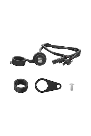 Pazly Motosiklet Usb Şarj Soketi Adaptörü Modifiye Ürünü - Lmk00096 Siyah