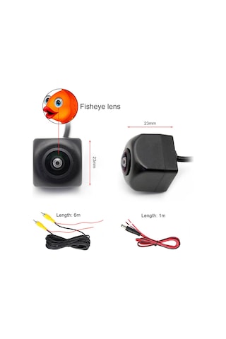 Yaozixa Araba Geri Görüş Kamerası - Ip68 Su Geçirmez, 170 Derece Açı, 15m Gece Görüşü, 500 Tvl, 1280x720 Piksel, Android Dvd Ve Tft Monitör Uyumlu