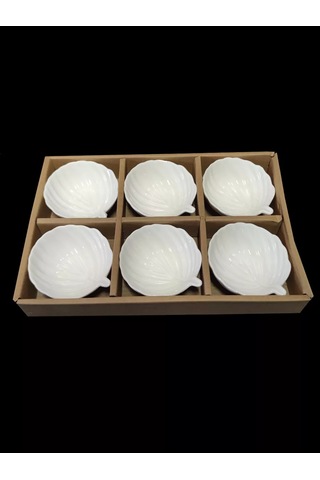 Hazdev Servis Ve Sunum İçin Beyaz Seramik Sosluklar Seti 193468263 Beyaz