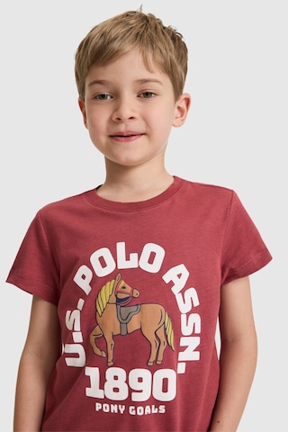 U.s. Polo Assn. Erkek Çocuk Vişne Tişört 50327000-vr223