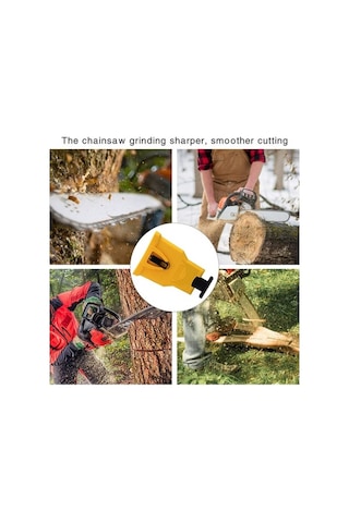 Besthome1 Zımpara Taşı Hızlı Zincir Testere Ucu 14-20 Uyumlu, Ekstra Taşlı Plastik Alet