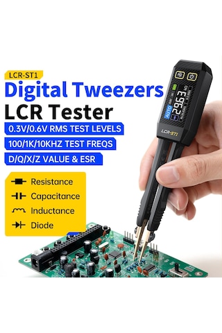 Fnirsi Lcr-st1 Mini Akıllı Dijital Cımbız Lcr Smd Esr Transistör