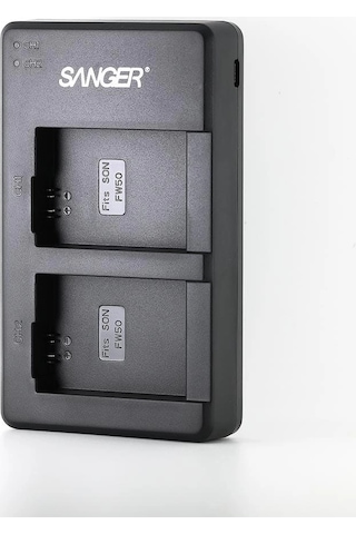 Sanger Np-fw50 Sony İkili Usb Şarj Aleti