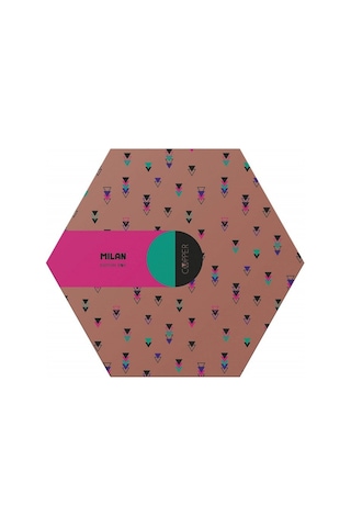 Milan Copper Edition Box Altıgen Pembe Kutu Bakır Seti