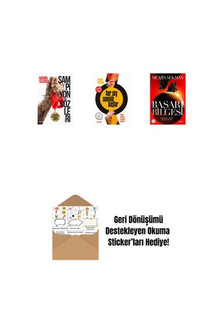 Şampiyon Sözleri + Her Şey Seninle Başlar + Başarı Bilgesi + Okuma Sticker'ları