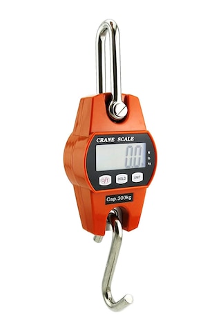 300 KG Komple Çelik Askı Kancalı Terazi-Vinç Kantarı