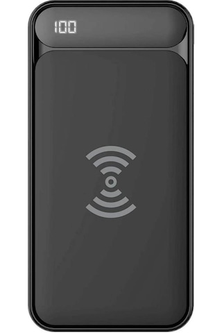 S-Link IP-217W 10000 mAh LCD Ekranlı Taşınabilir Şarj Cihazı Powerbank Siyah