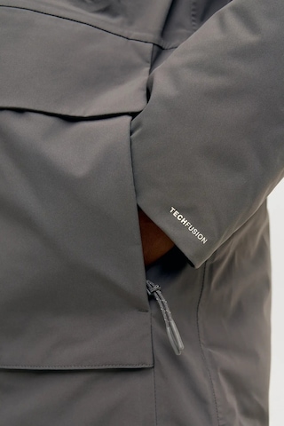 Jack & Jones Erkek Jprccmoon Su Geçirmez Kapüşonlu Kaban 12280904 Füme Füme