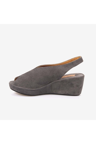 Hawen Angels Kadın Sandalet 5507 Gri