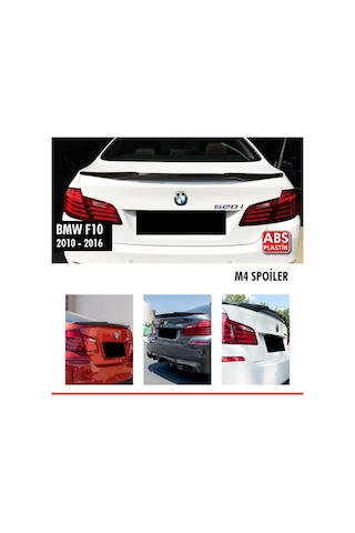 Bmw F10 M4 Yarasa Bagaj Üzeri Spoiler Boyasız Spoyler 2010-2017 A