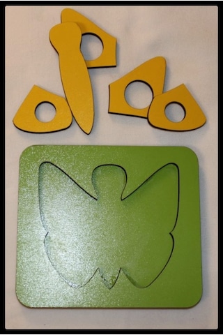 Ahşap Montessori Üçlü Puzzle Hayvanlar
