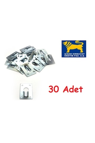 30 Ad. Gizli Çerçeve Askısı Büyük - Metal Tablo Askı Aparatı