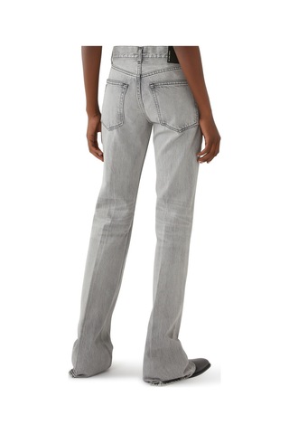 Haikure Şık Ve Rahat Kloş Jean Pantolon Gri