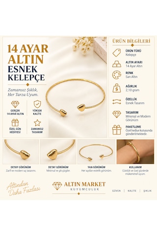 14 Ayar Esnek Kelepçe
