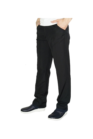 Uniprom Erkek Doktor Hemşire Aşçı Hizmetli Alpaka Kumaş Siyah Pantolon