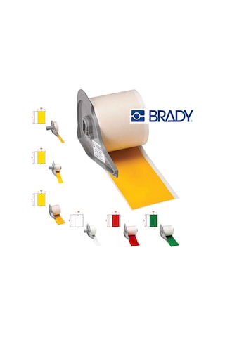 Brady M71C-2000-595-Gn Yeşil Sürekli Etiket