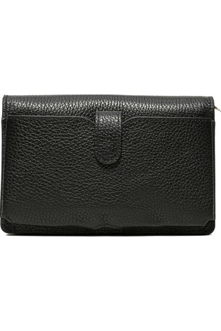Black Cüzdan & Kartlık Kadın Diğer 2812 Roncato Flother Skın Wallet Telephone Card Holder Siyah
