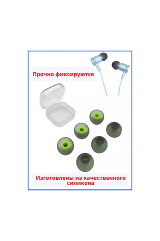 Discount Store Kulaklıklar İçin Evrensel Kulak Yastıkları 3 Çift S, M, L 184086632 Siyah