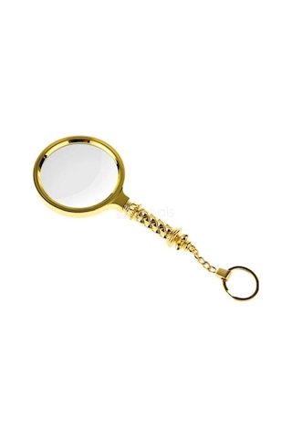 Zenvia Nikula-5x90mm Tüm Metal Altın Renkli, Hediye Büyüteç,optik Lensler Ile Çinko Alaşım Metal Çerçeve Znv20