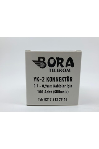 Ek Boncuğu Yak 2 Konnektör (1 Kt 100Lü) ( Ürün Adınıza Faturalı )