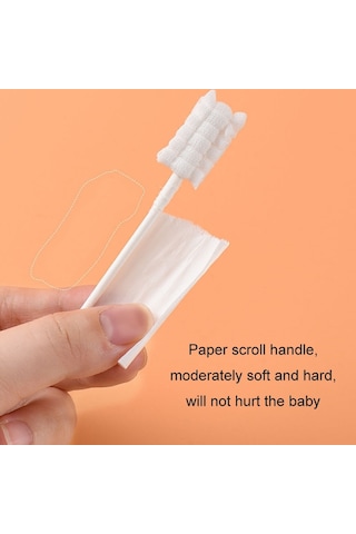 Sones Cuyuansd 30 Adet/kutu Bebek Ağız Temizleyici Dil Temizleme Gazlı Bez Çubuğu, Stil: Klasik