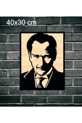 Atatürk Ahşap Duvar tablo