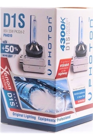 Photon D1S Xenon Ampul 4300K +%50 Fazla Işık