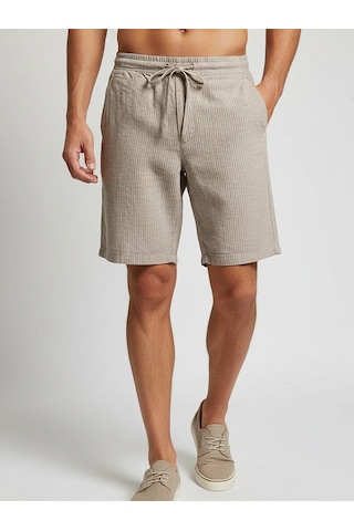 Only & Sons Onsleo Tap Lın Mıx 0006 Shorts Erkek Kahverengi Şort - 22036888
