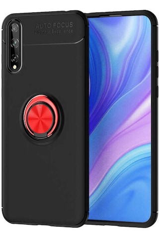 Huawei Y8P P Smart S Kilif Yüzüklü Tam Korumali Silikon Kapak 442391287